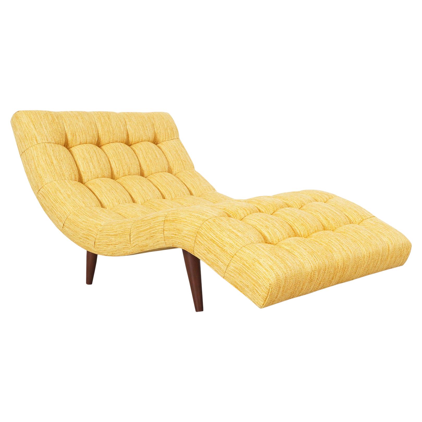 Mid Century "Wave" Chaise Lounge Chair by Adrian Pearsall