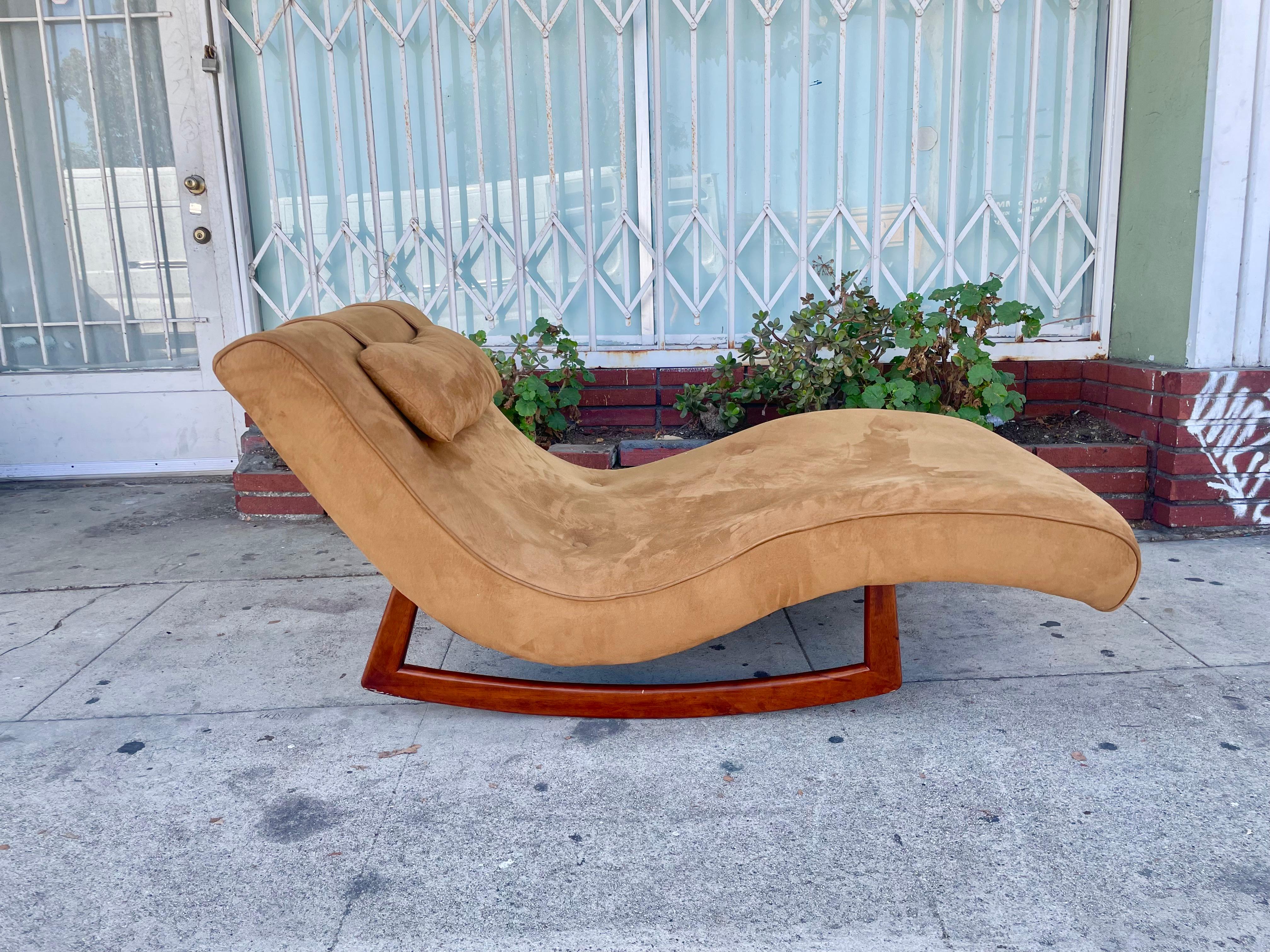 Mid Century Wave Rocking Chair Styled After Adrian Pearsall 5