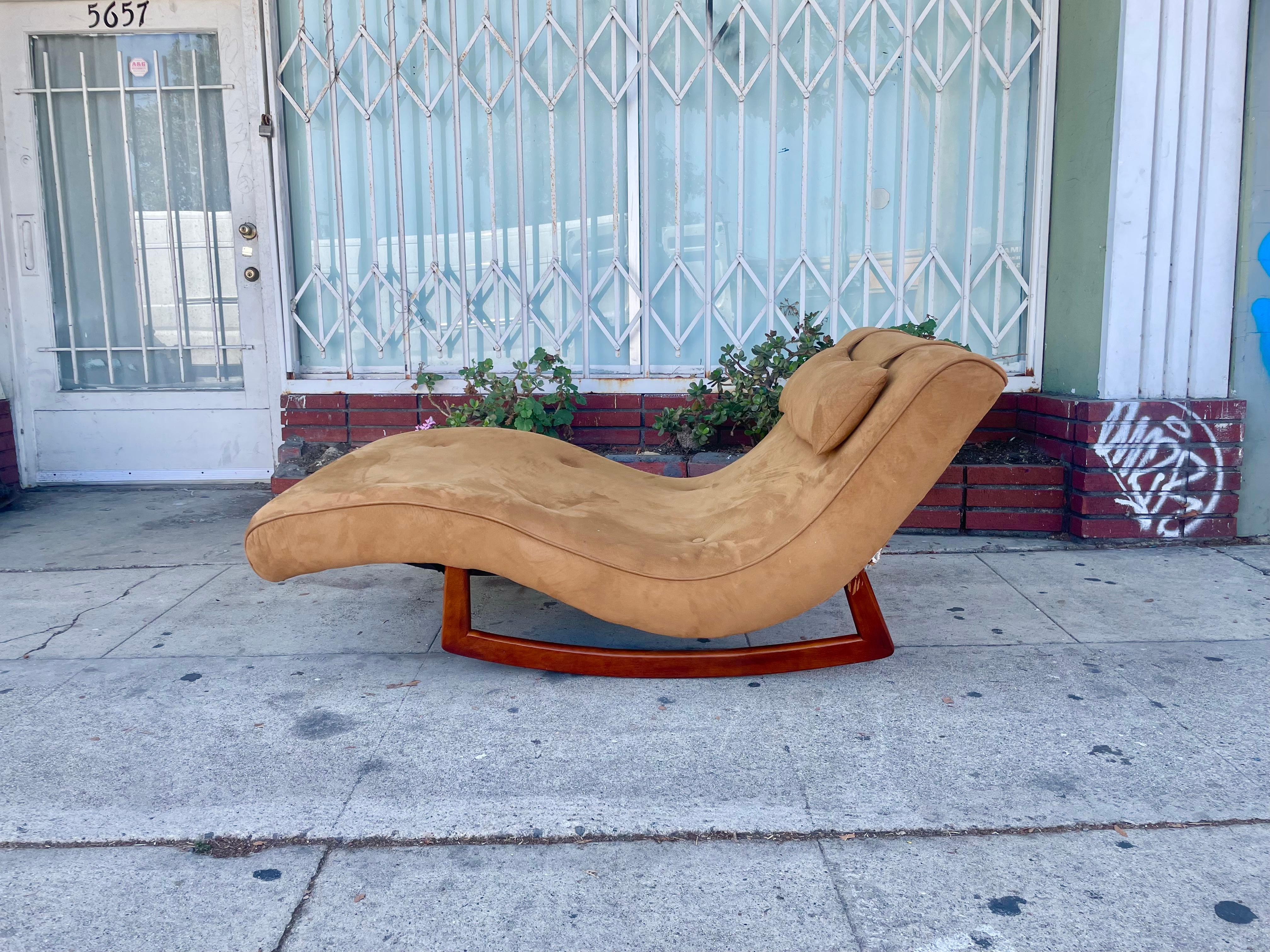 Mid-Century Modern Midcentury Wave Rocking Chair Styled After Adrian Pearsall