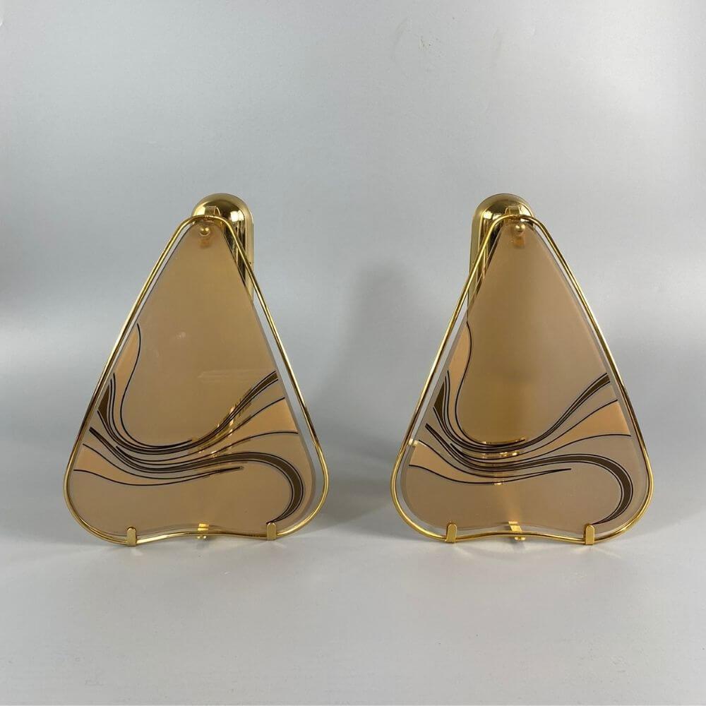 A pair of mid-century  Kabo wall lamps, which we named 