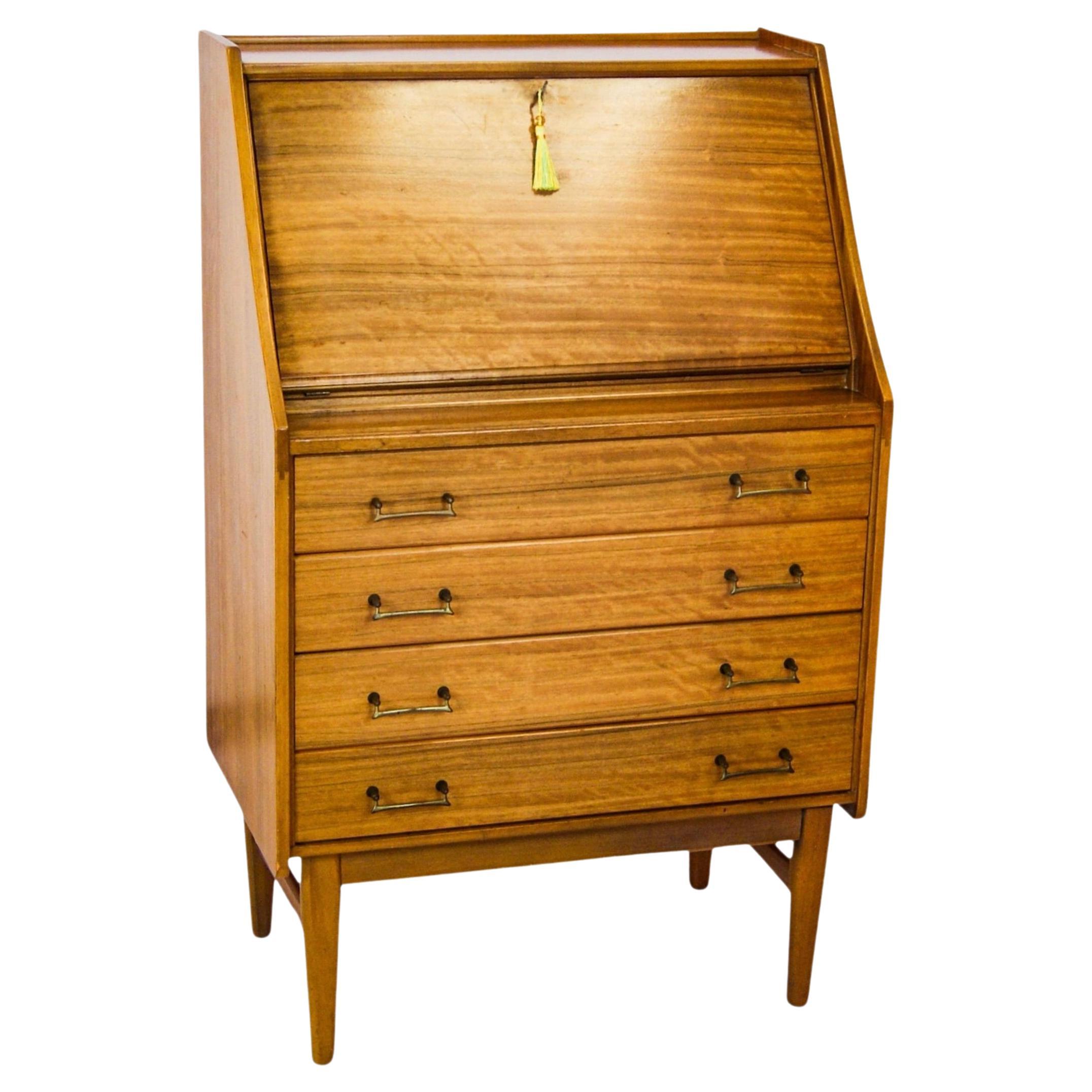 MidCentury Modern Teak Roll Top Desk at 1stDibs mid century modern