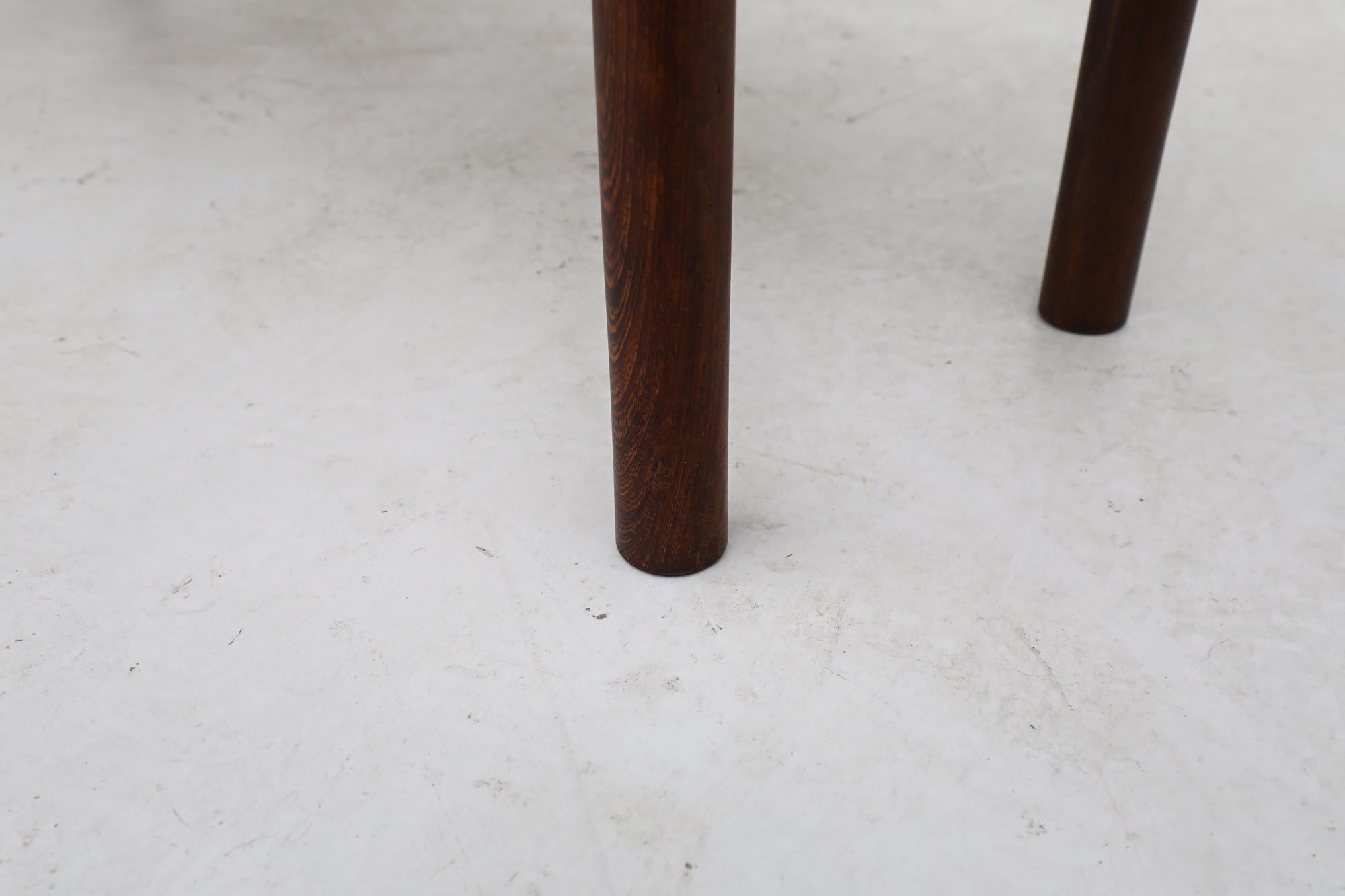 Mid-Century Wenge and Stone Side or Coffee Table or Bench with Lovely Grain For Sale 9