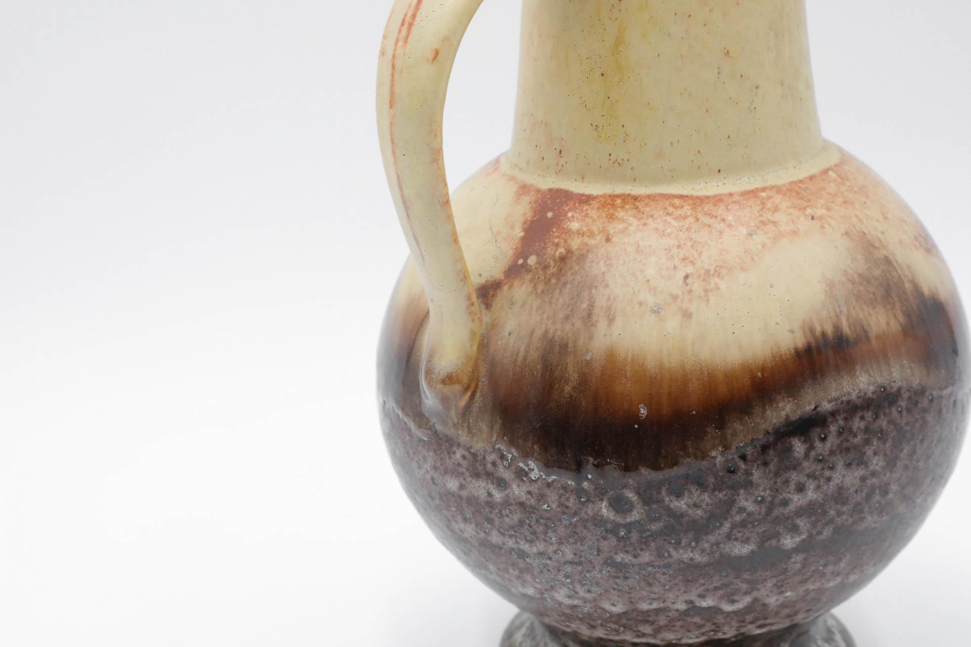 Westdeutscher Keramikkrug oder Vase aus der Mitte des Jahrhunderts im Angebot 8