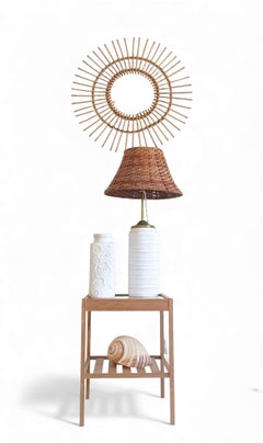 Mid-Century Scheurich Ceramic Vase, White Glaze, West Germany, 1960s