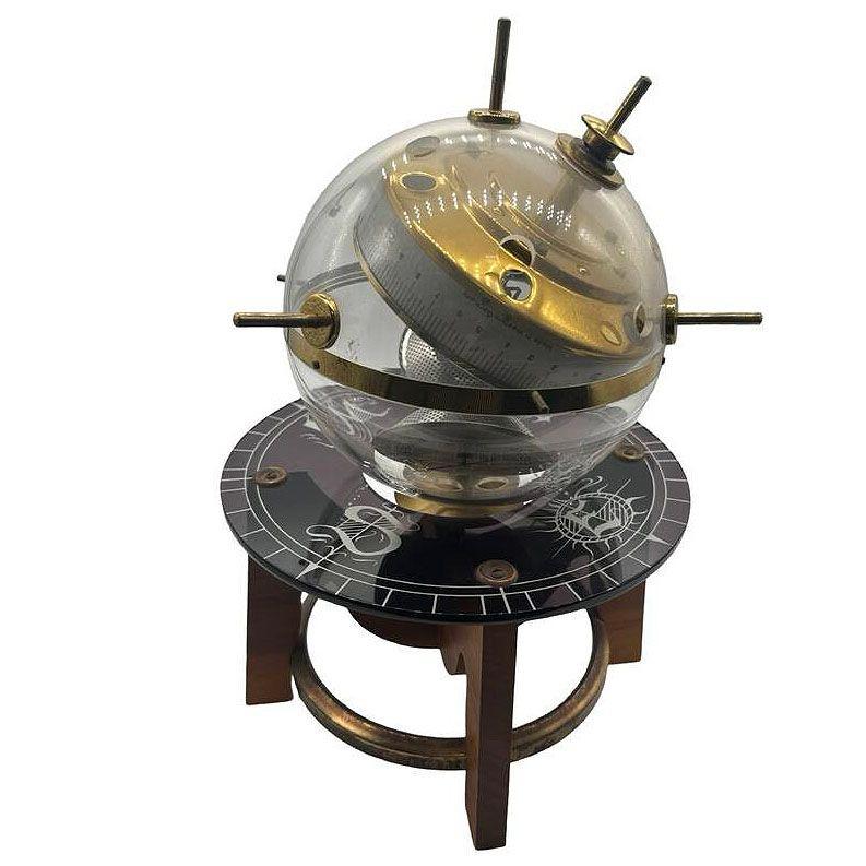 Mid-Century West German Desktop Sputnik Barometer/Thermometer Weather Station 1