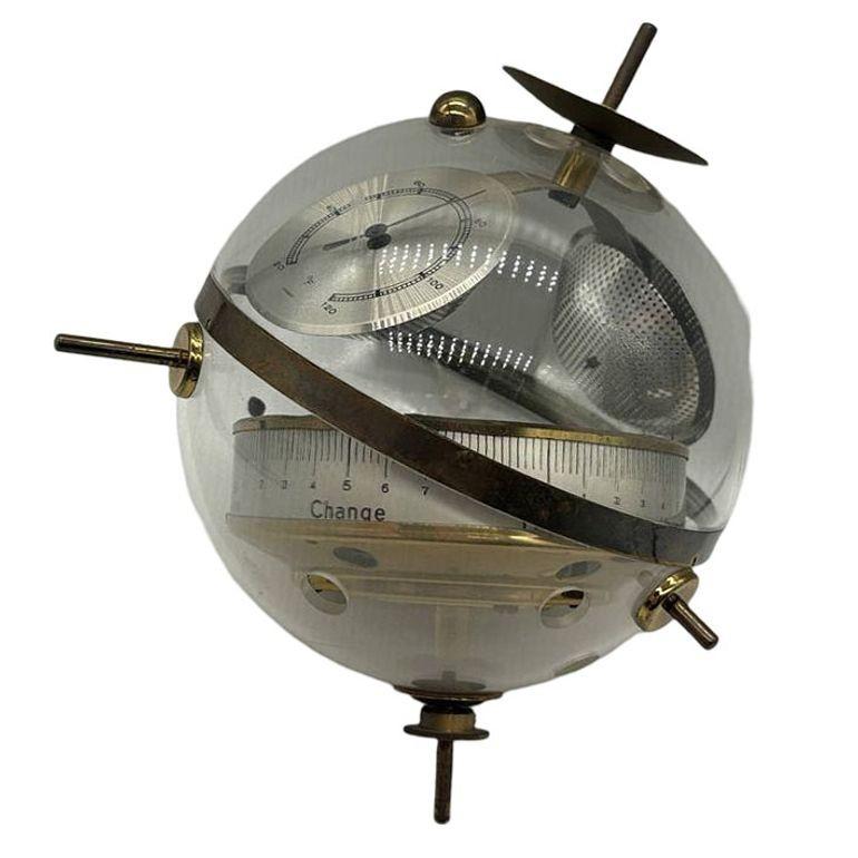 Mid-Century Modern Station météo du milieu du siècle en Allemagne de l'Ouest par Relative Hygrometer en vente