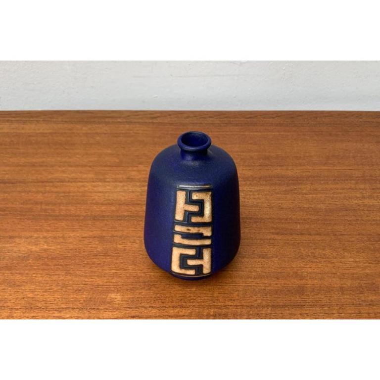 Mid-Century West German Minimalist Pottery WGP Vase from Ruscha, 1960s For Sale 5