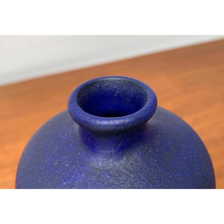 Mid-Century West German Minimalist Pottery WGP Vase from Ruscha, 1960s For Sale 6
