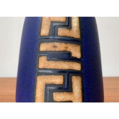 Mid-Century West German Minimalist Pottery WGP Vase from Ruscha, 1960s