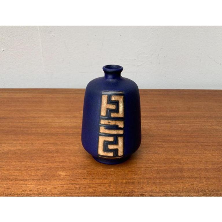 Mid-Century West German Minimalist Pottery WGP Vase from Ruscha, 1960s In Excellent Condition For Sale In Hamburg, DE