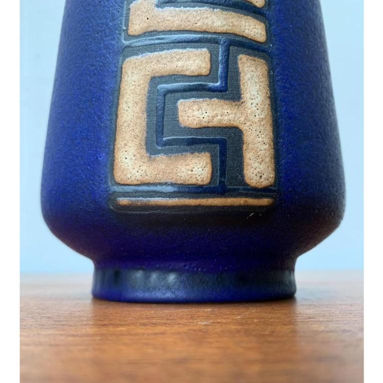 Mid-Century West German Minimalist Pottery WGP Vase from Ruscha, 1960s For Sale 3