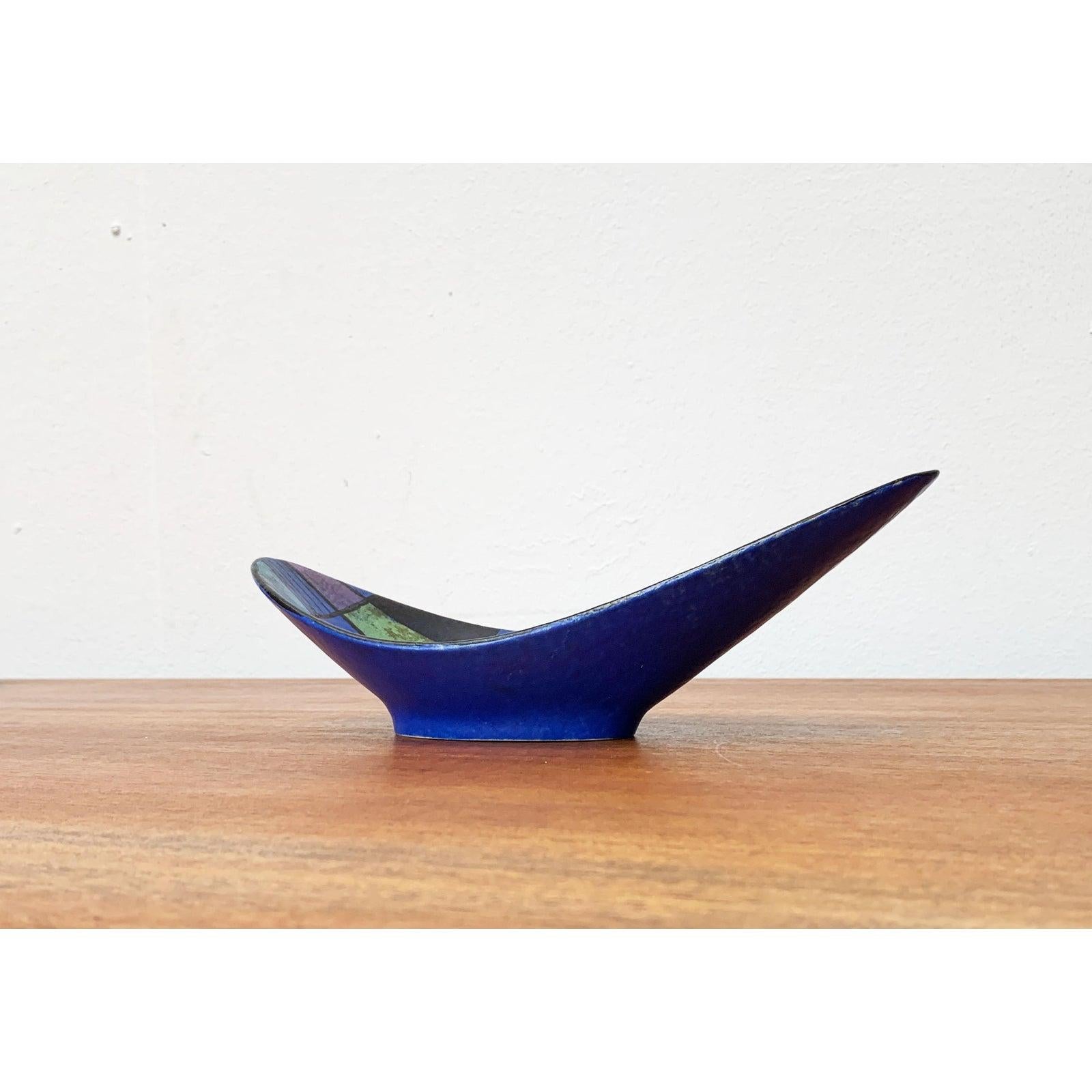 Mid-Century Modern Mid-Century West German Pottery Bowl by Bodo Mans for Bay Keramik, 1960s For Sale