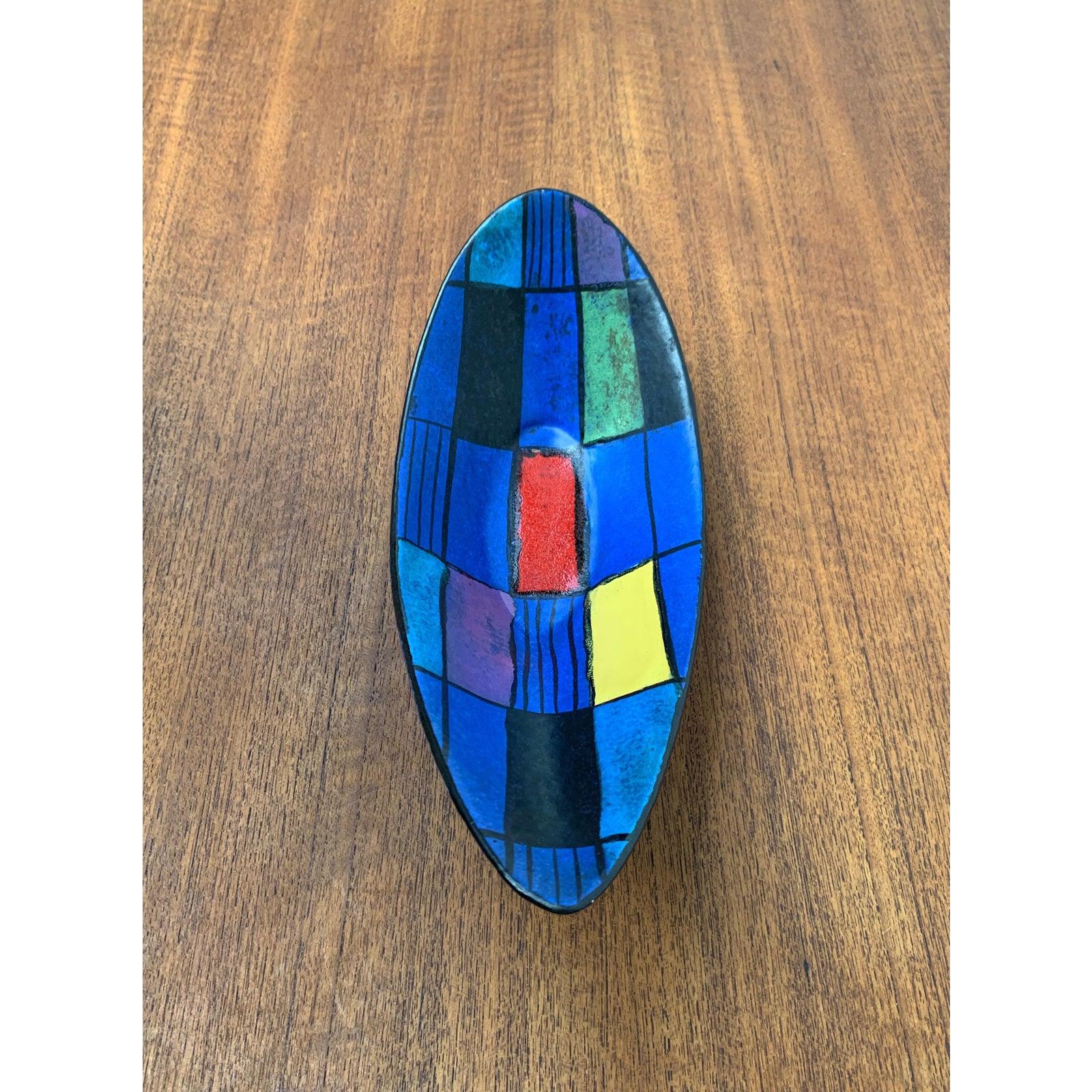 20th Century Mid-Century West German Pottery Bowl by Bodo Mans for Bay Keramik, 1960s For Sale