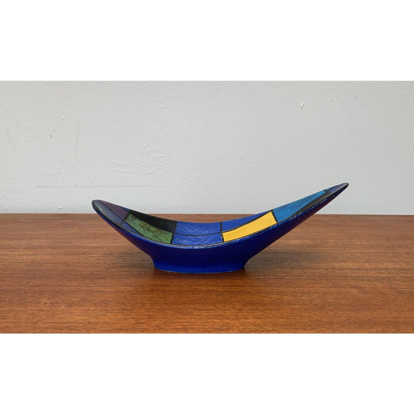 Mid-Century West German Pottery Bowl by Bodo Mans for Bay Keramik, 1960s For Sale 2