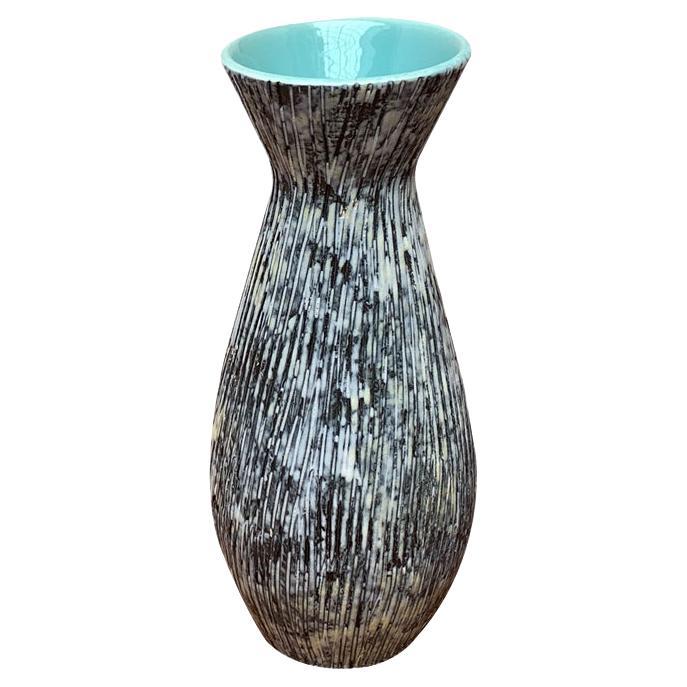 Mid-Century West German Pottery Vase, 1960er Jahre