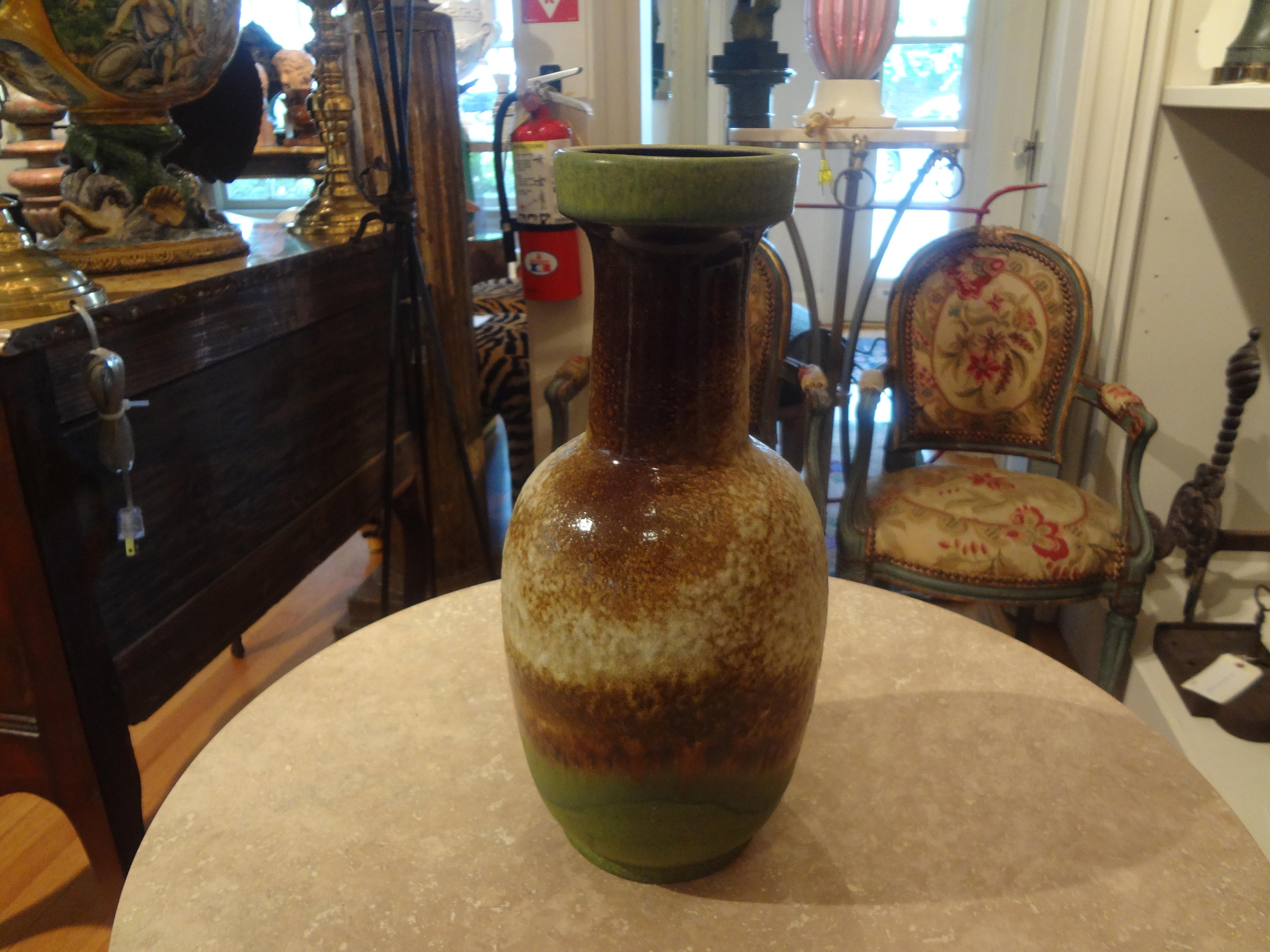 Mid-20th Century Mid-Century West German Pottery Vase by Dumler & Breiden