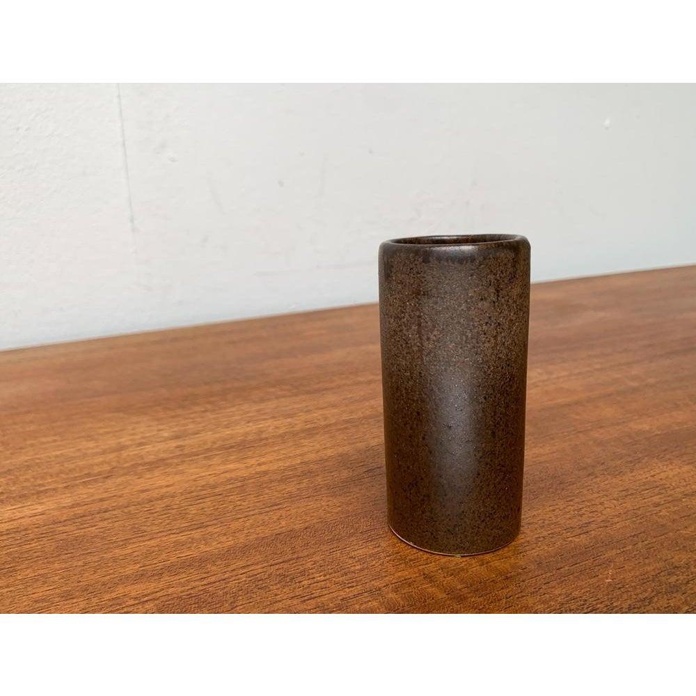 Ceramic Mid-Century West German Pottery WGP Brutalist Vase from Silberdistel, 1960s For Sale