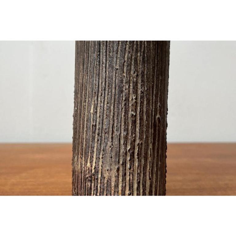 West German Pottery WGP Brutalist Vase aus Silberdistel, 1960er Jahre im Angebot 2