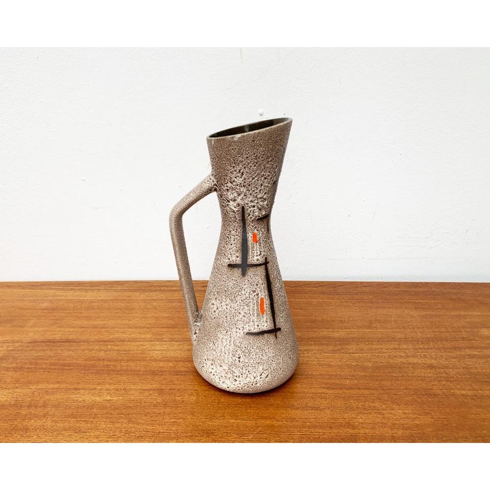 Tedesco Vaso a caraffa WGP in ceramica della West German Pottery di Scheurich, 1960 in vendita