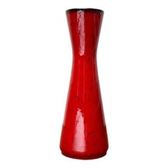 Mid-Century West German Pottery WGP Diabolo Vase from Scheurich, 1960s