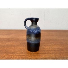 Mid-Century West German Pottery WGP Fat Lava Carafe Vase from Ruscha, 1960s
