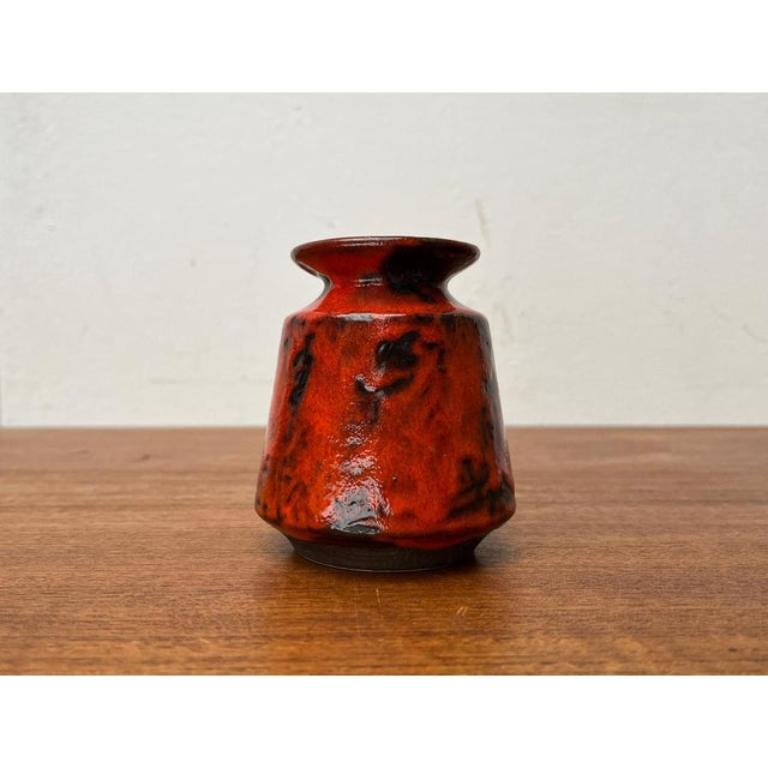 Jarrón de Lava Grasa WGP de la West German Pottery de mediados de siglo, Ilkra Edelkeramik, años 60 en venta 4
