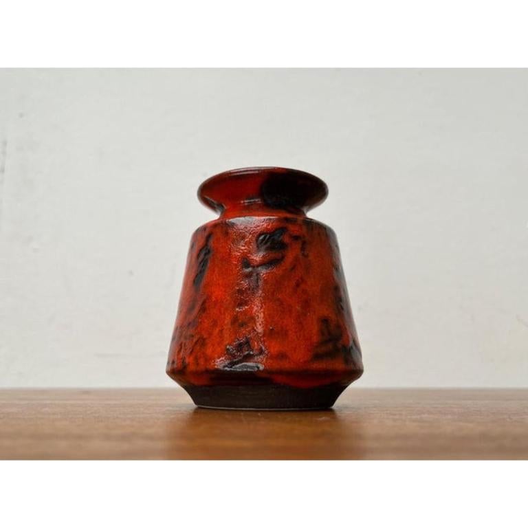 Jarrón de Lava Grasa WGP de la West German Pottery de mediados de siglo, Ilkra Edelkeramik, años 60 en venta 5