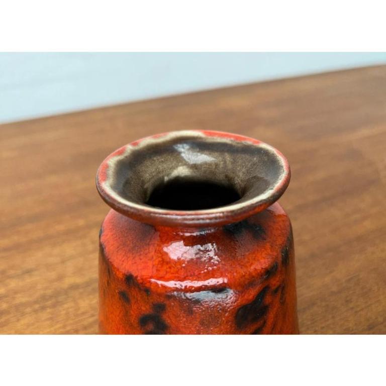 Jarrón de Lava Grasa WGP de la West German Pottery de mediados de siglo, Ilkra Edelkeramik, años 60 Alemán en venta