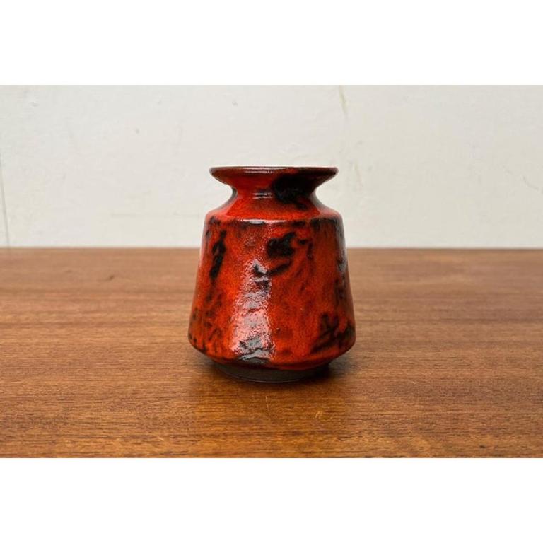Jarrón de Lava Grasa WGP de la West German Pottery de mediados de siglo, Ilkra Edelkeramik, años 60 en venta 1