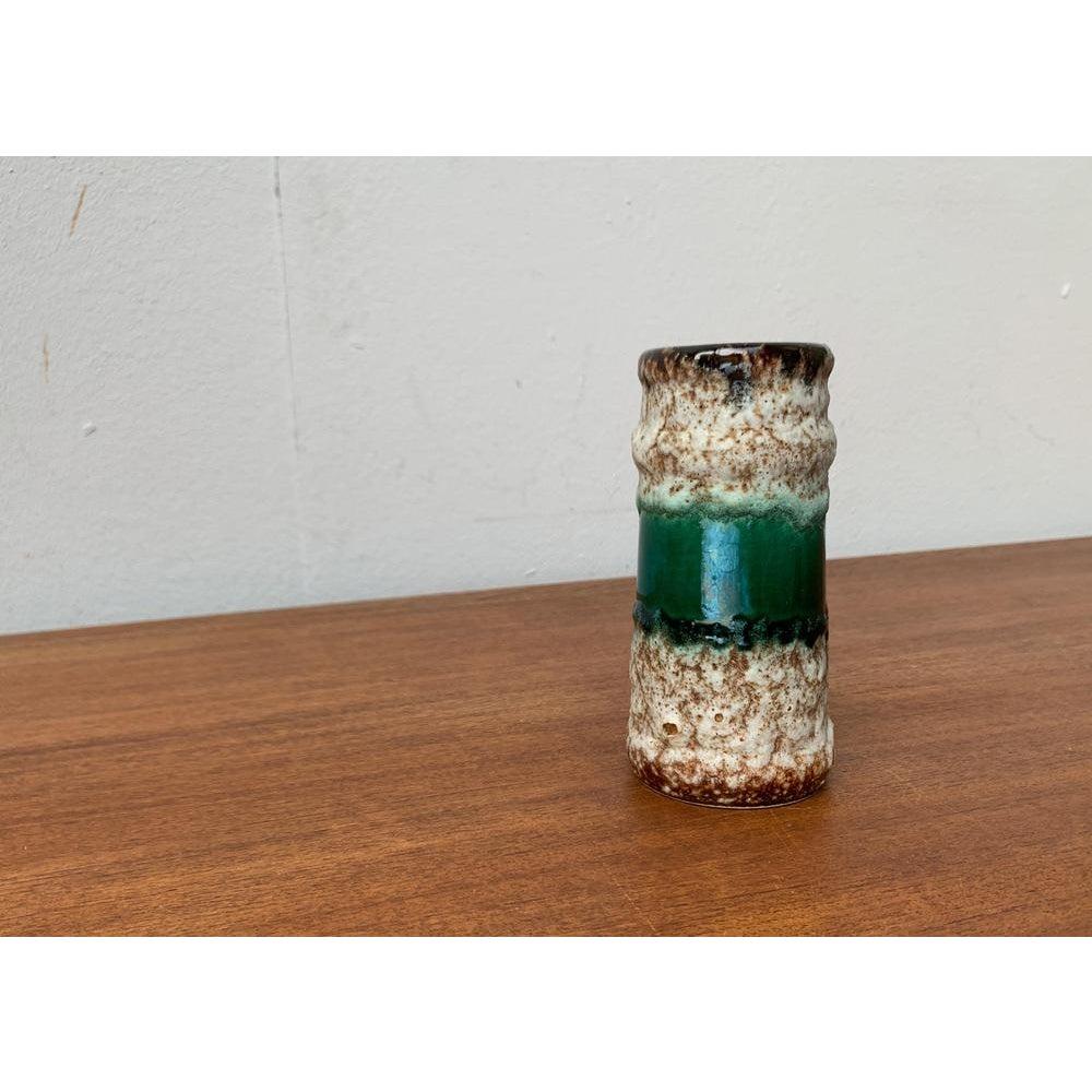 Tedesco Vaso in ceramica West German Pottery WGP Fat Lava di Jopeko, 1960, metà secolo in vendita