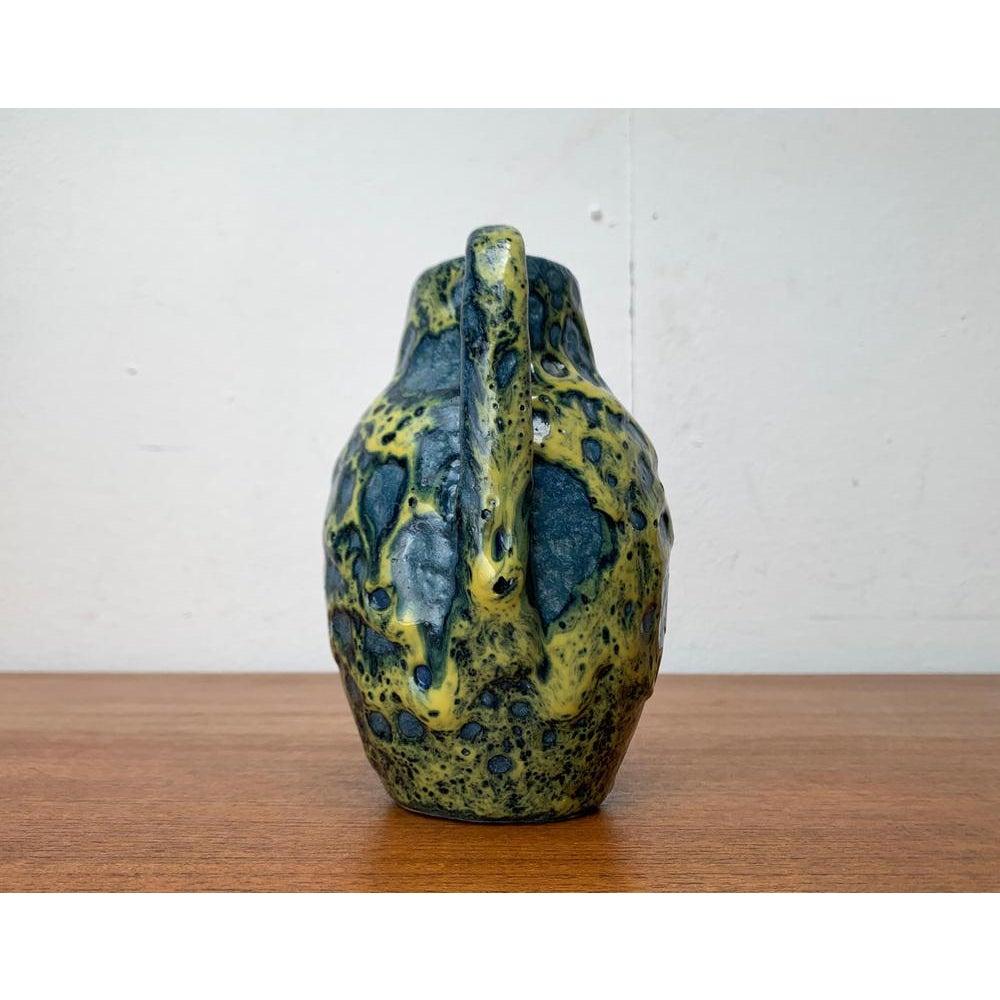 Mid-Century moderno Vaso in ceramica West German Pottery WGP Fat Lava di Scheurich, 1960, metà secolo in vendita