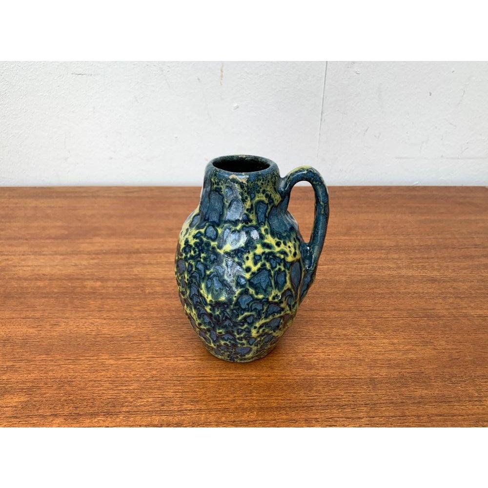 XX secolo Vaso in ceramica West German Pottery WGP Fat Lava di Scheurich, 1960, metà secolo in vendita