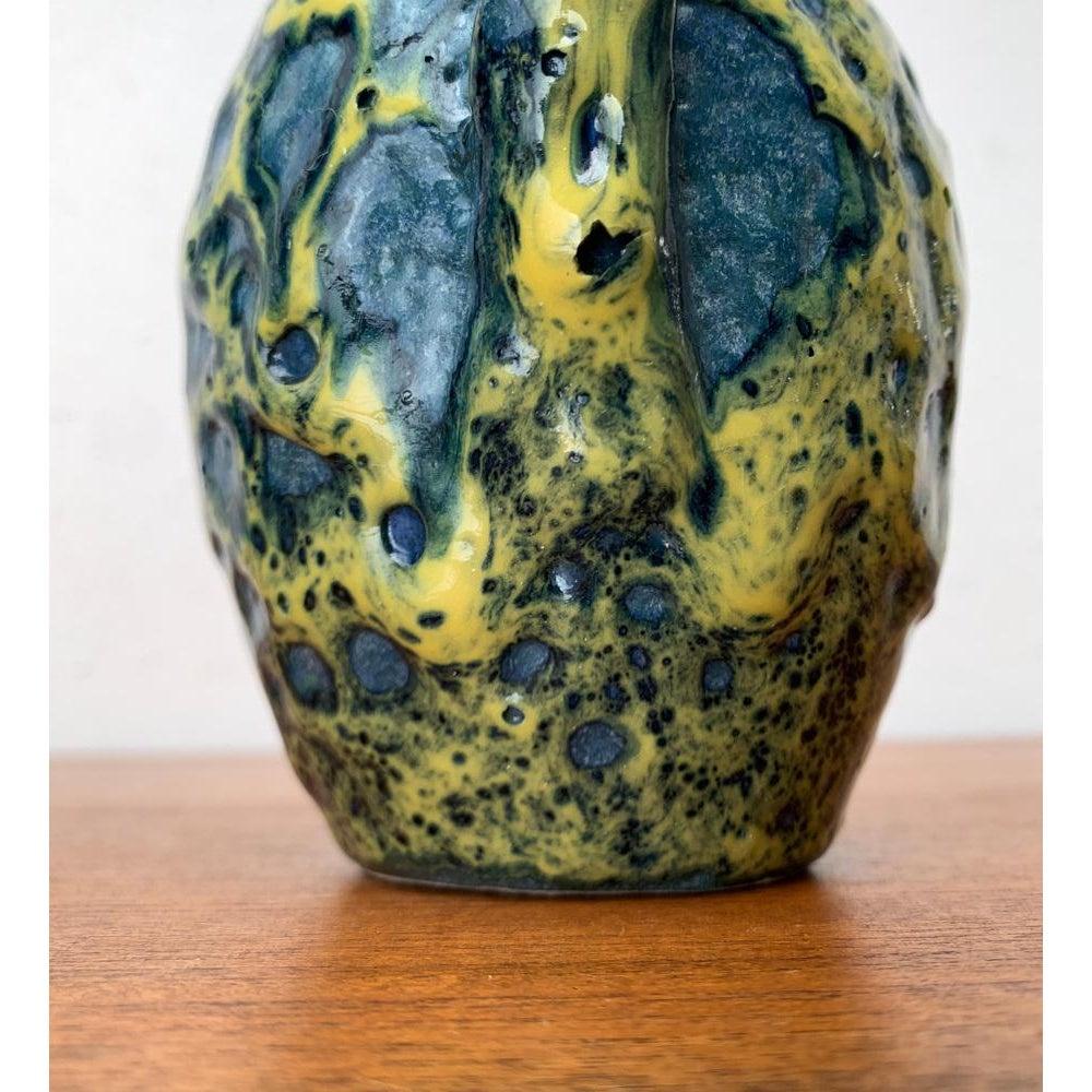 Vaso in ceramica West German Pottery WGP Fat Lava di Scheurich, 1960, metà secolo in vendita 2