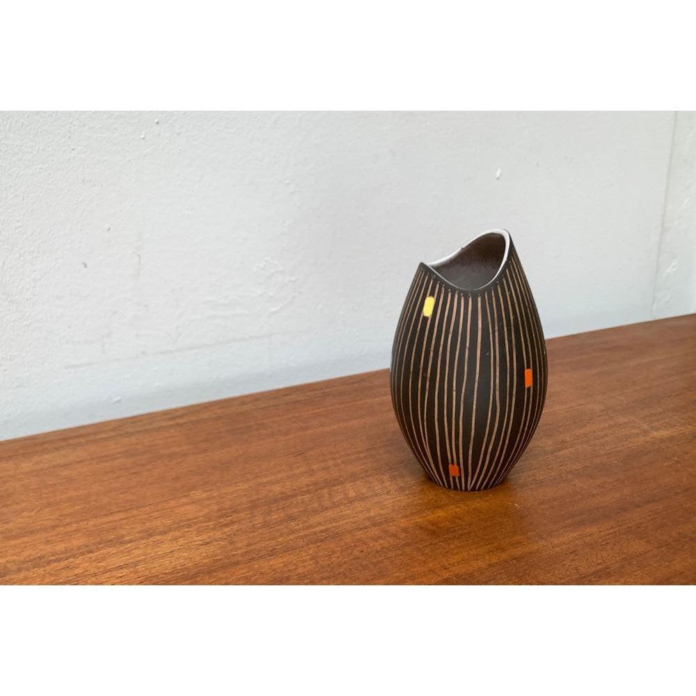 Jarrón WGP Fischmaul de Steuler, West German Pottery de mediados de siglo, años 60 en venta 4