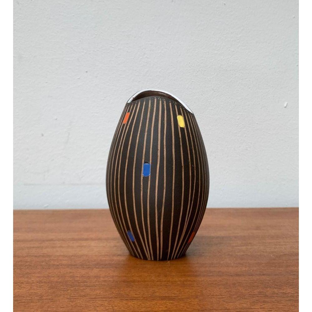 Jarrón WGP Fischmaul de Steuler, West German Pottery de mediados de siglo, años 60 en venta 5