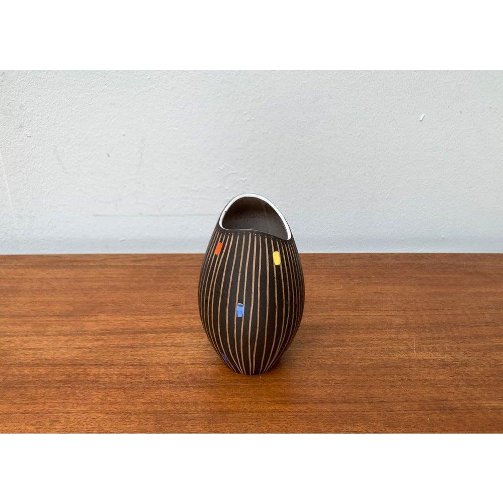Jarrón WGP Fischmaul de Steuler, West German Pottery de mediados de siglo, años 60 siglo XX en venta