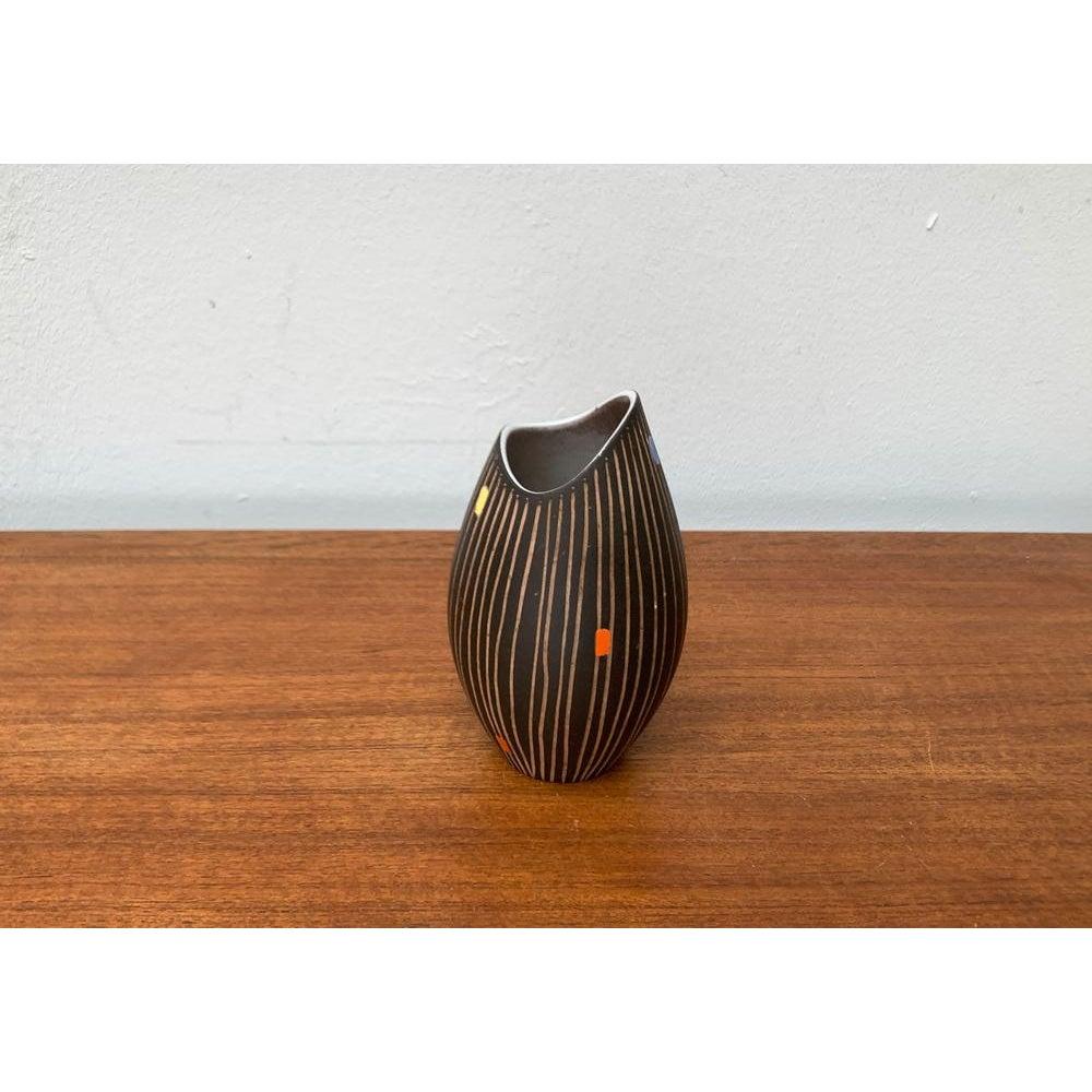 Jarrón WGP Fischmaul de Steuler, West German Pottery de mediados de siglo, años 60 en venta 1