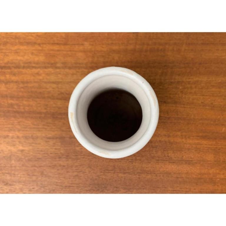 Mid-Century West German Pottery WGP Minimalist Vase from Jasba, 1960s For Sale 5