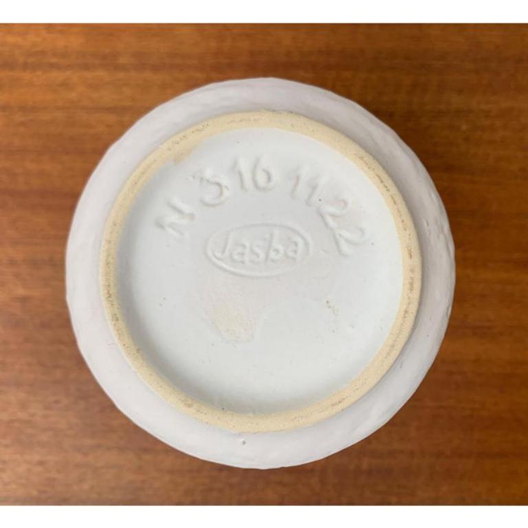 Mid-Century West German Pottery WGP Minimalist Vase from Jasba, 1960s For Sale 6