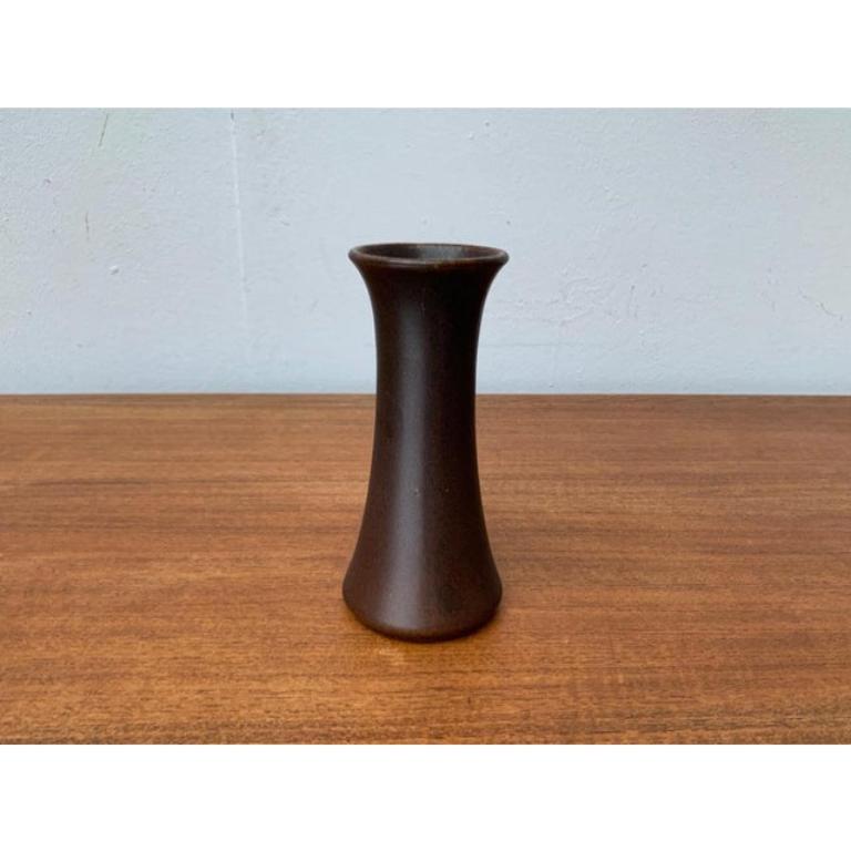 Mid-Century Modern Mid-Century West German Pottery WGP Minimalist Vase from Jasba 1960s For Sale