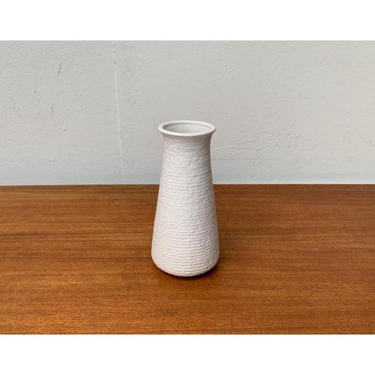 Mid-Century Modern Mid-Century West German Pottery WGP Minimalist Vase from Jasba, 1960s For Sale
