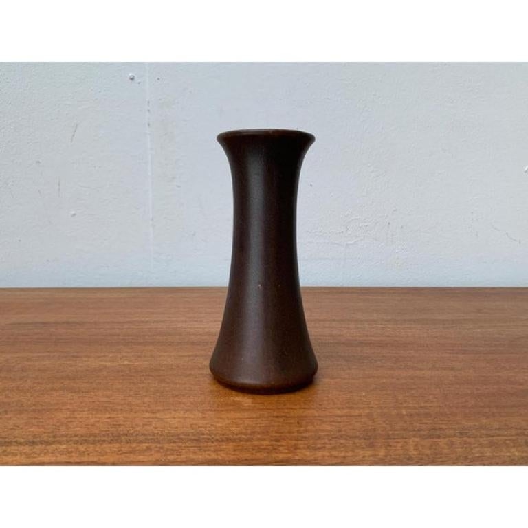 20th Century Mid-Century West German Pottery WGP Minimalist Vase from Jasba 1960s For Sale