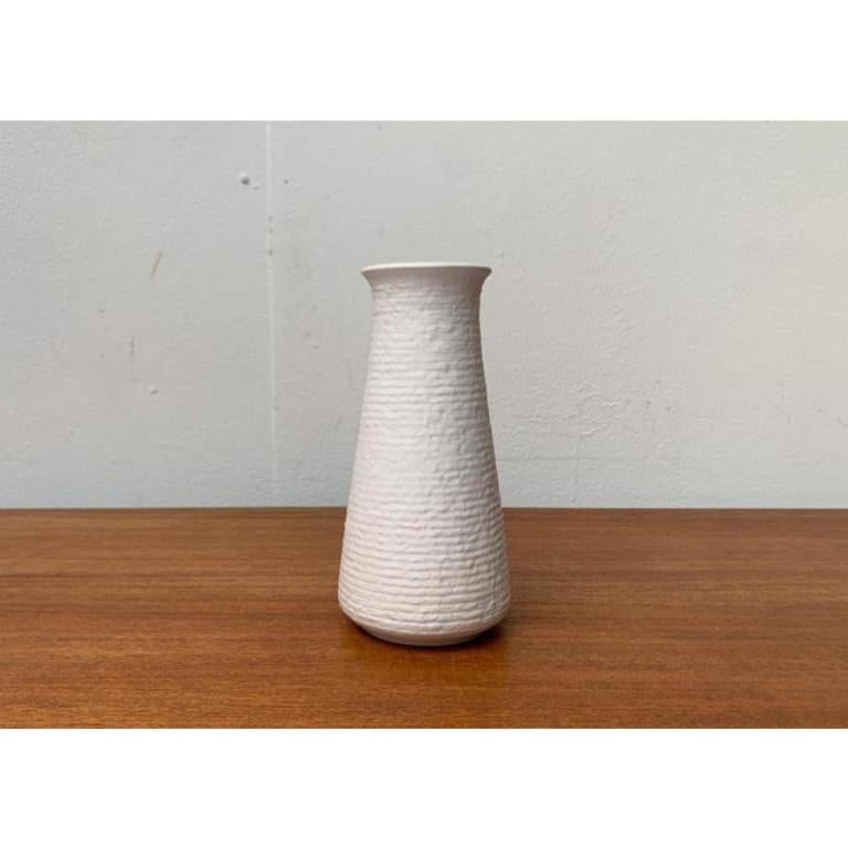 20th Century Mid-Century West German Pottery WGP Minimalist Vase from Jasba, 1960s For Sale