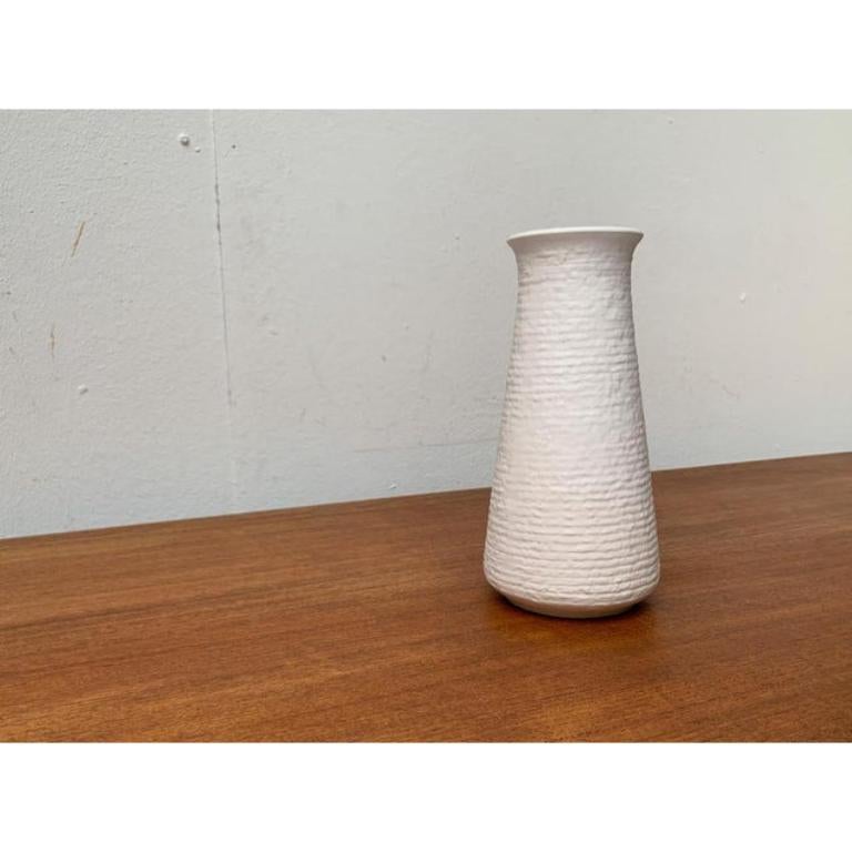 Mid-Century West German Pottery WGP Minimalist Vase from Jasba, 1960s For Sale 1