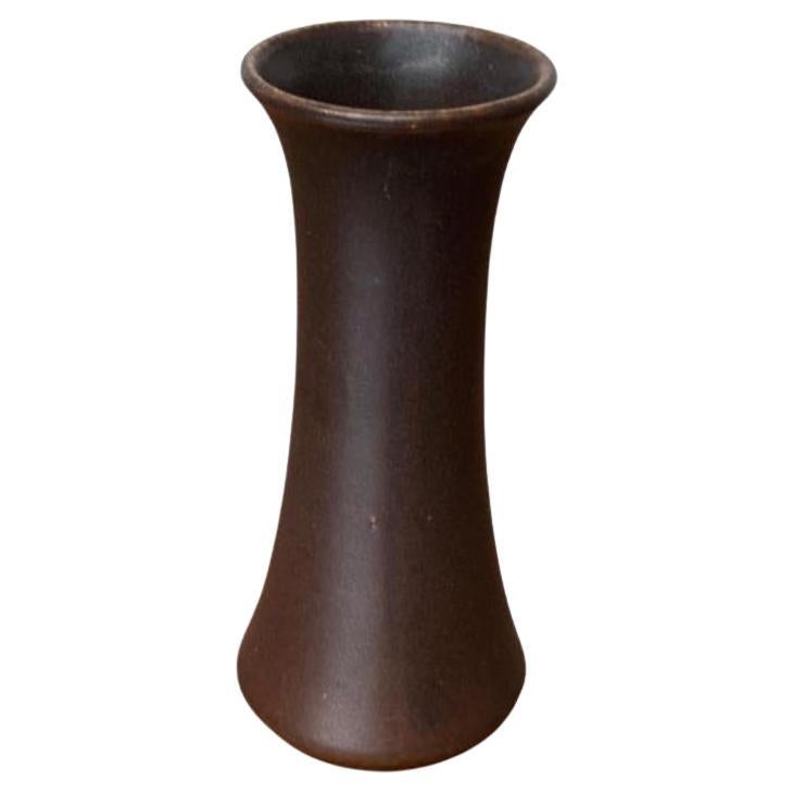 Vaso minimalista di metà secolo in West German Pottery WGP di Jasba anni '60