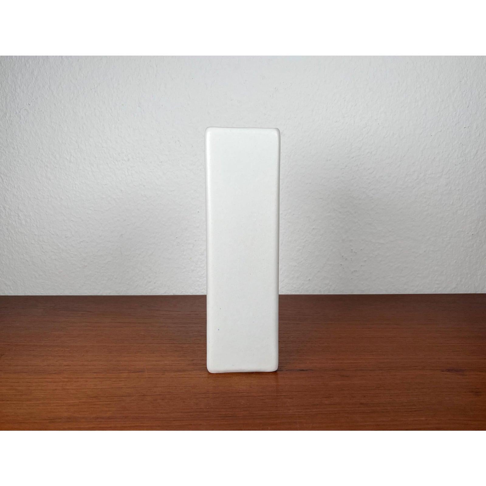 Mid-Century West German Pottery WGP Minimalist Vase from Ruscha, 1960s, in Very Good conditions. Designed 1960 to 1969 official proof of authenticity such as vintage catalogs, designer records.

Additional information:
Materials: Ceramic
Color: