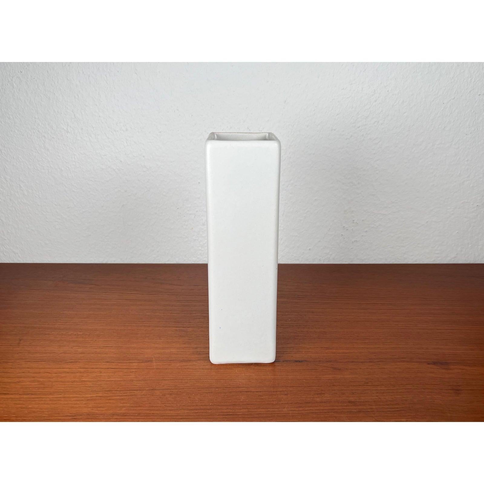 Mid-Century Modern Mid-Century West German Pottery WGP Minimalist Vase from Ruscha, 1960s For Sale