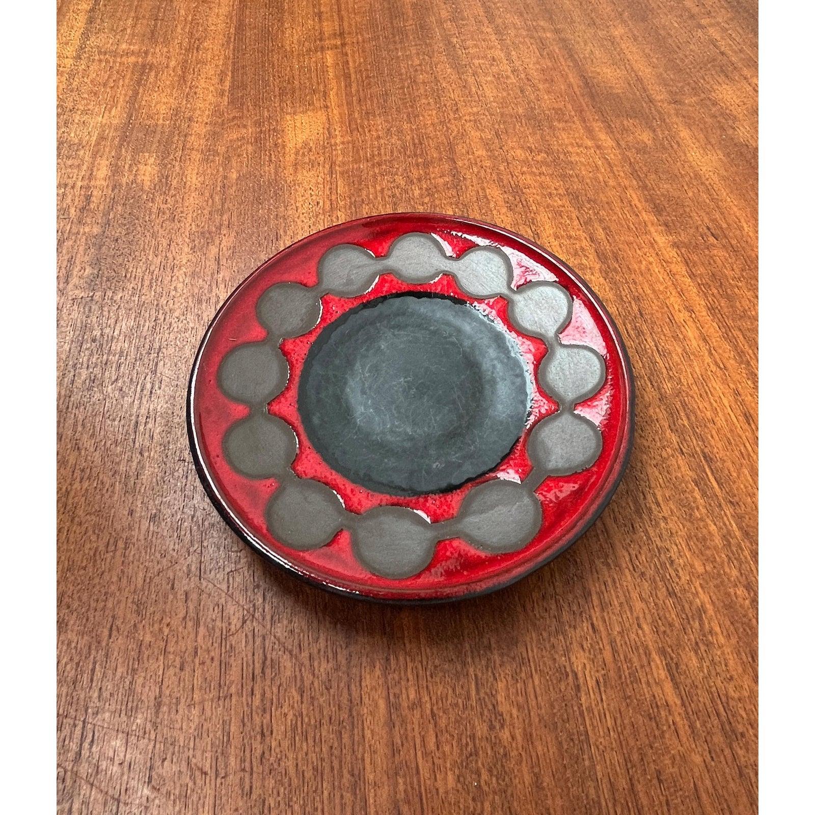 Piatto da parete WGP in ceramica della West German Pottery di metà secolo di Dümler & Breiden, anni '60 in vendita 2