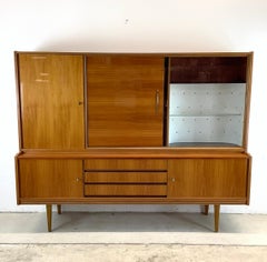 Mid-Century West German Sideboard With Bar Topper