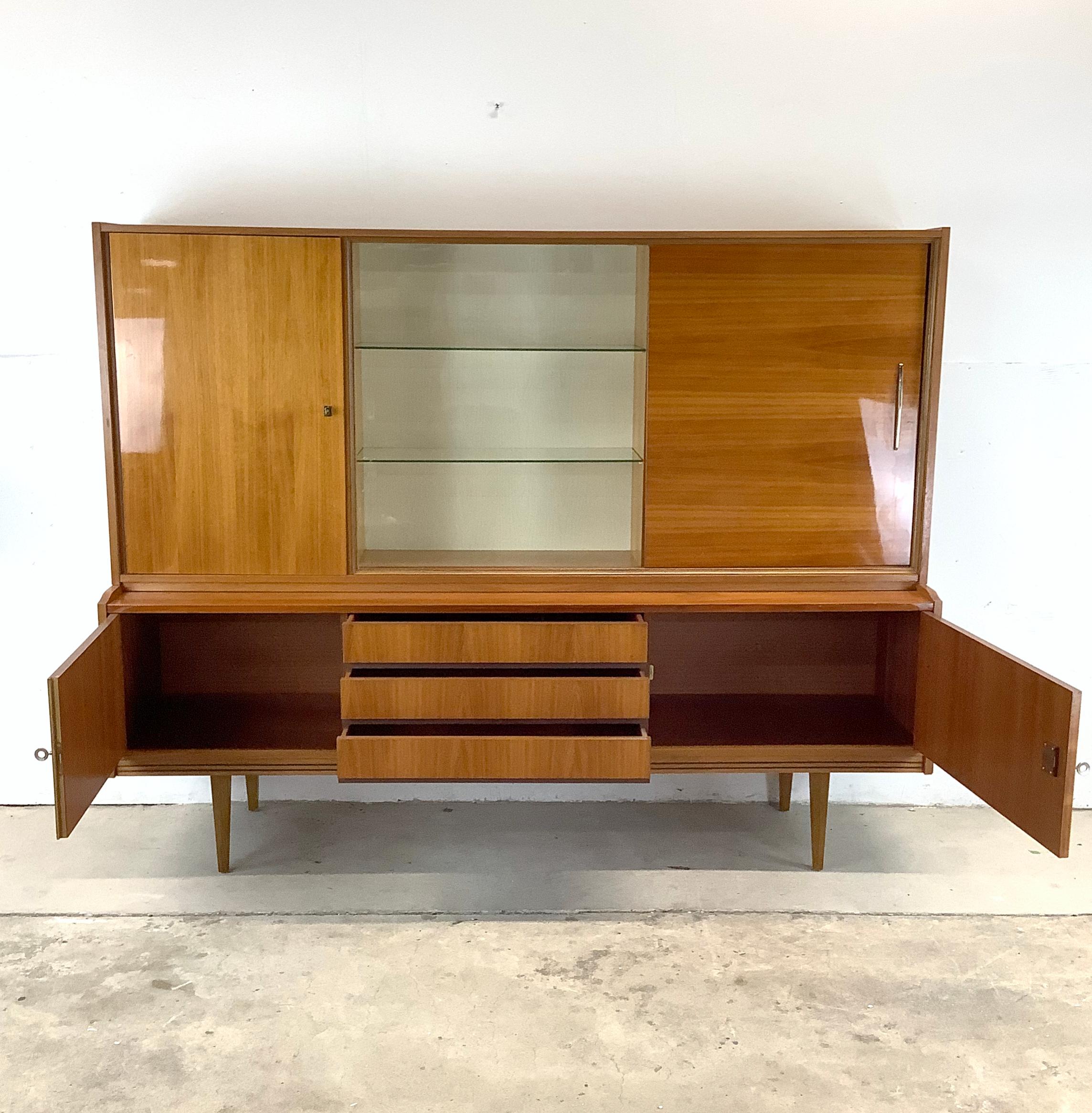 Mid-Century Modern Mid-Century West German Sideboard With Bar Topper